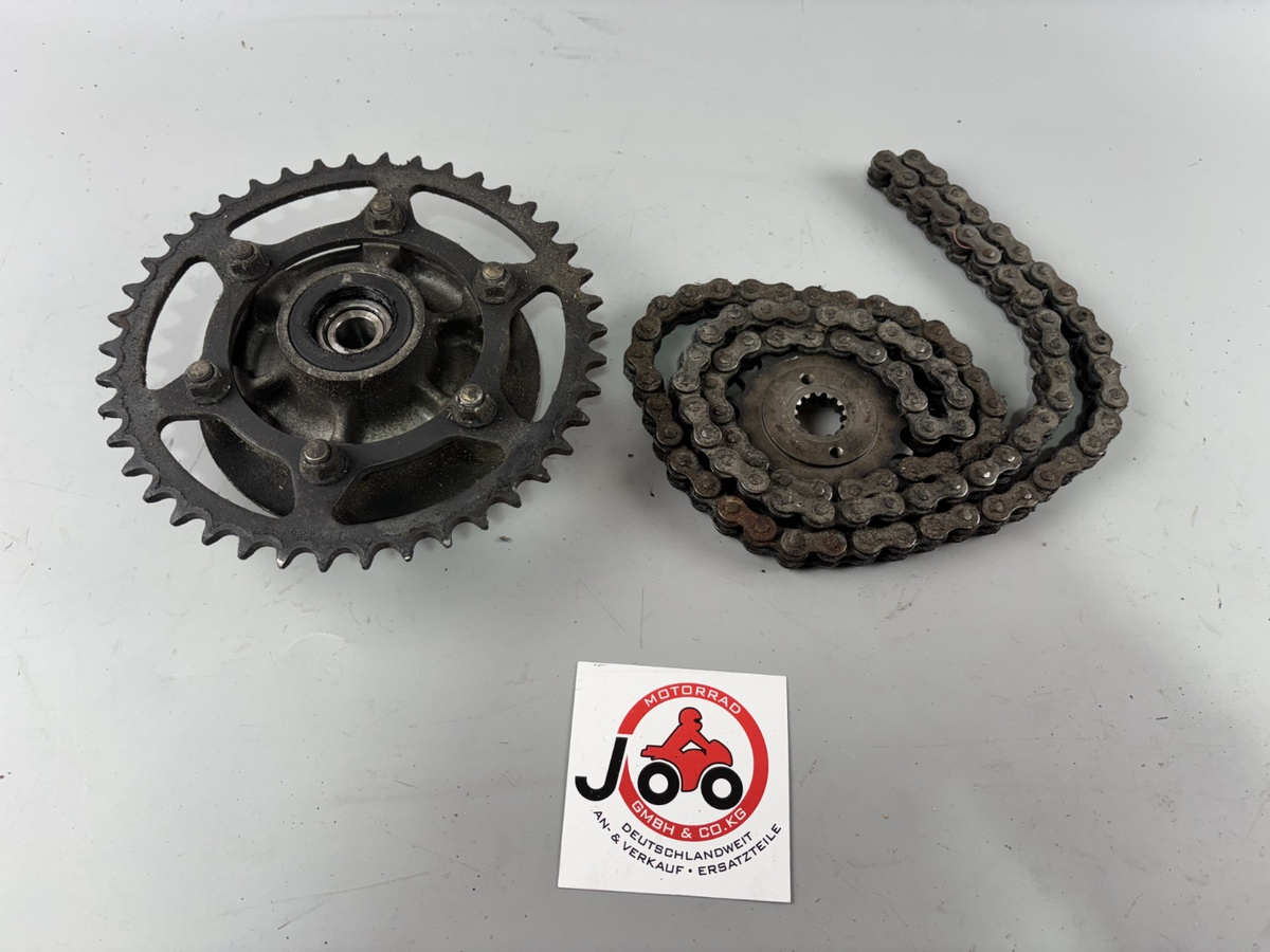 Kawasaki ER 5 EX500A Kettensatz Kettenkit Chain Antrieb Ritzel Kettenradträöger