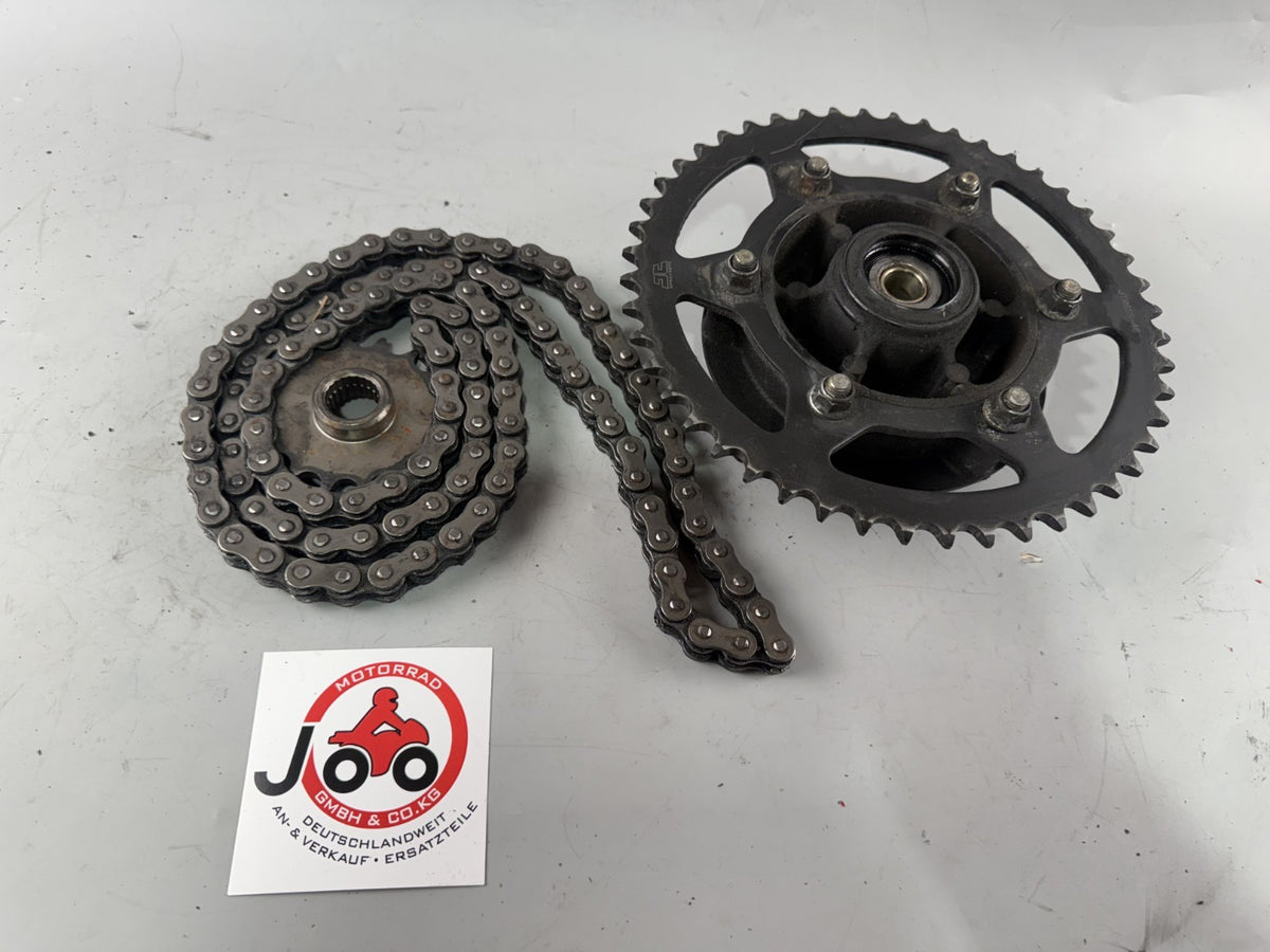 Yamaha XJ 600 Diversion 4BR 4LX Kettensatz Kettenkit Kettenrad Ritzel Chain