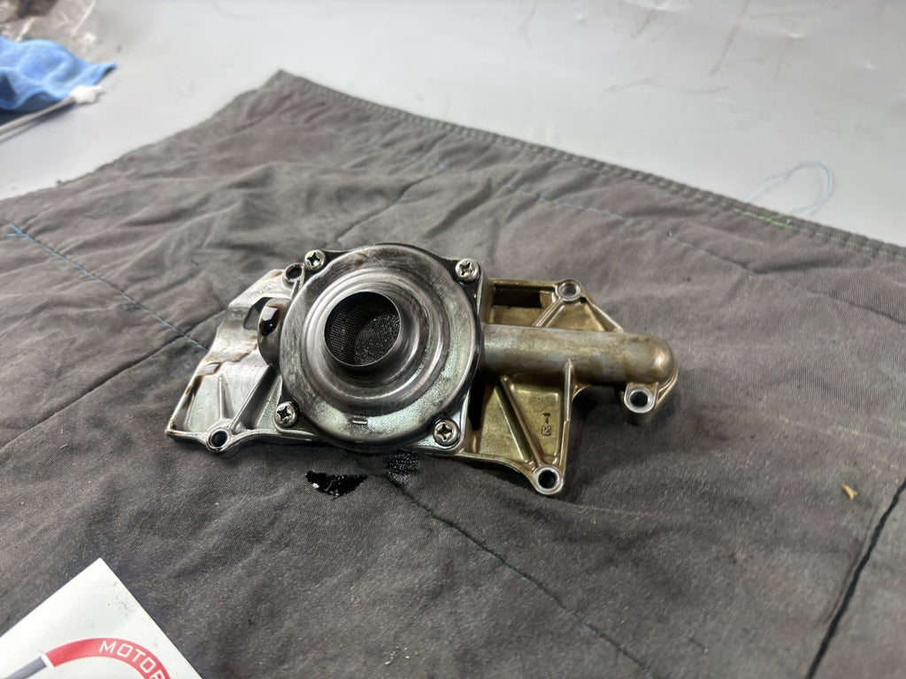 Yamaha TDM 850 3VD Sieb Filter Ölfilter Motor Engine Abdeckung Cover Deckel