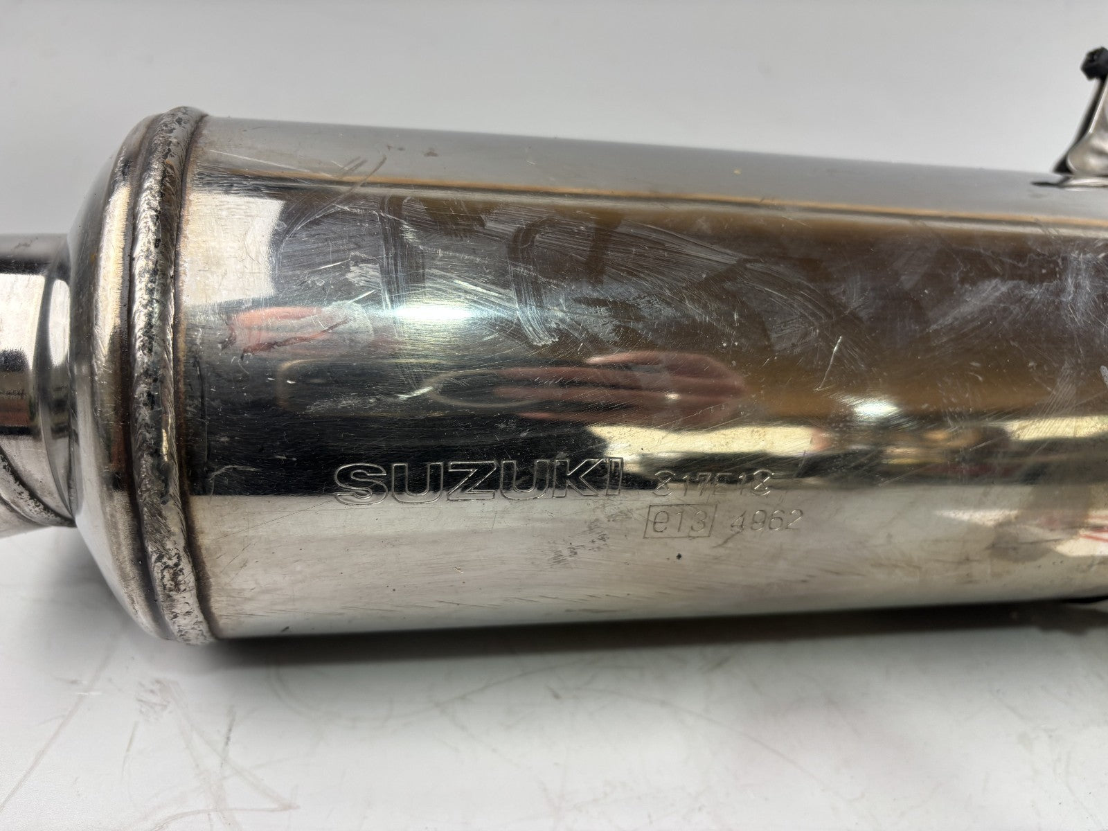 Suzuki GSX-R 750 W GR7BB Auspuff Exhaust Schalldämpfer Endtopf