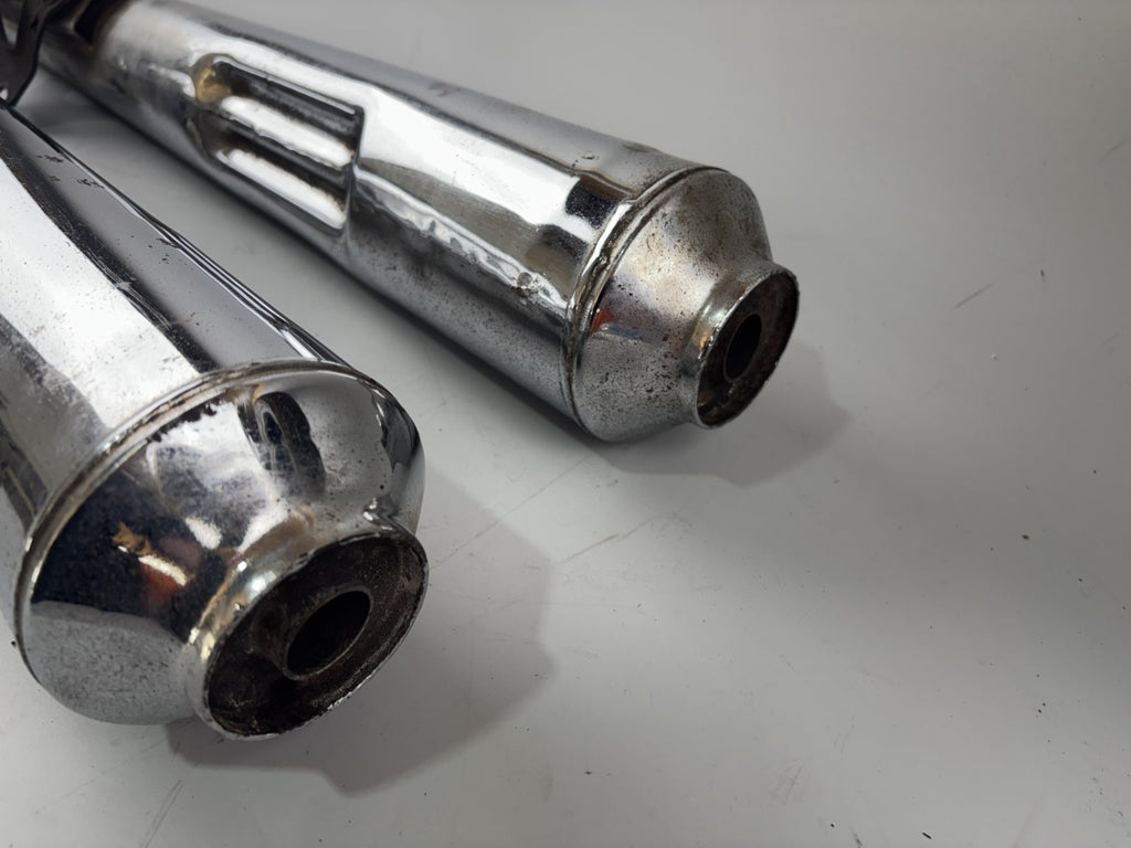 Yamaha XS400 2A2 Auspuff Endtopf Schalldämpfer Exhaust