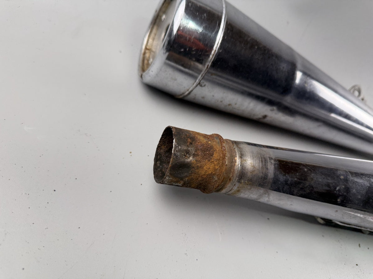 Honda CX500 Güllepumpe Auspuff Endtopf Schalldämpfer Exhaust