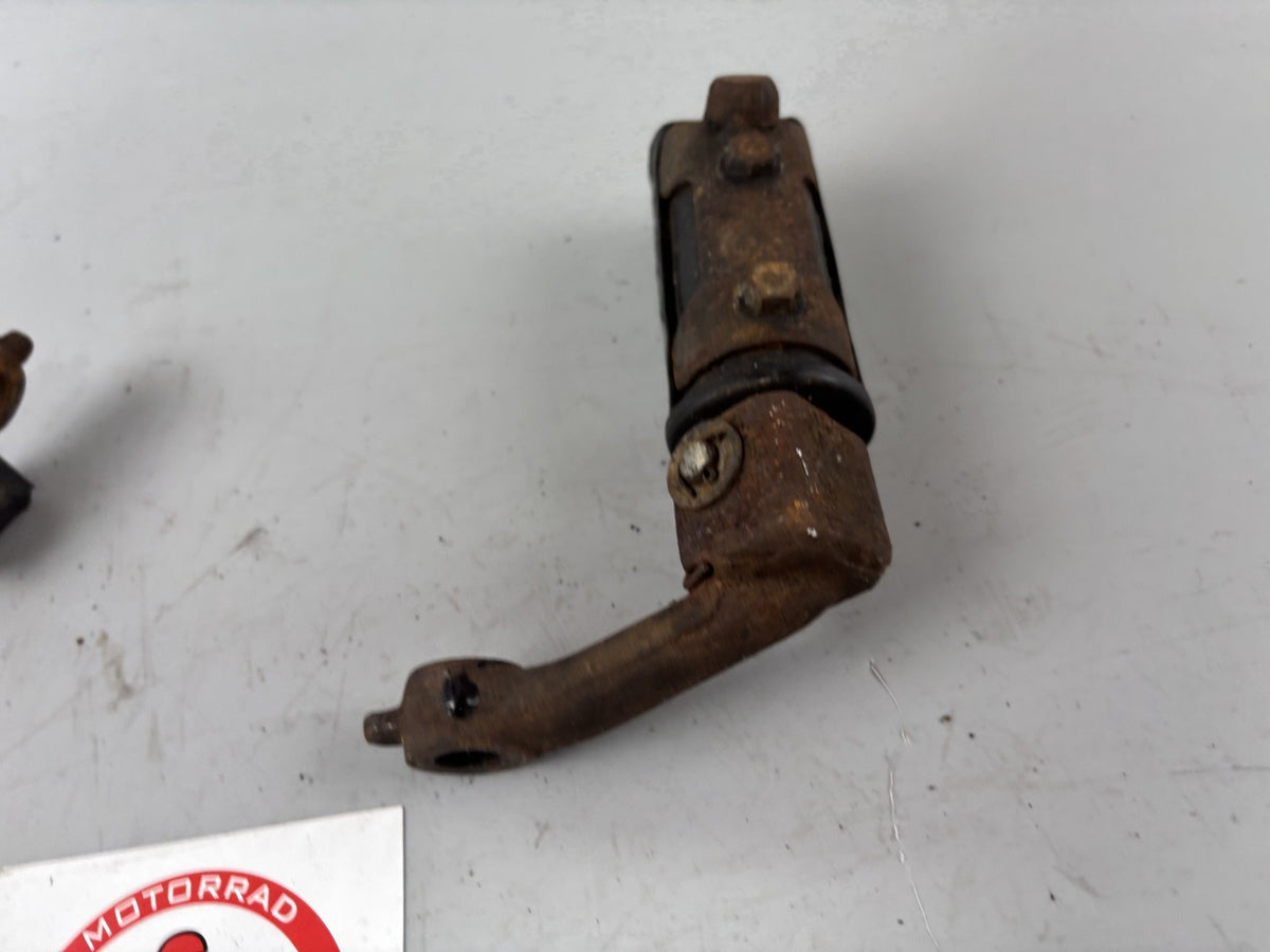 Honda GL1 GL1000 Goldwing Fahrerfußrasten Set Paar Hangers Steps Fußraste vorne