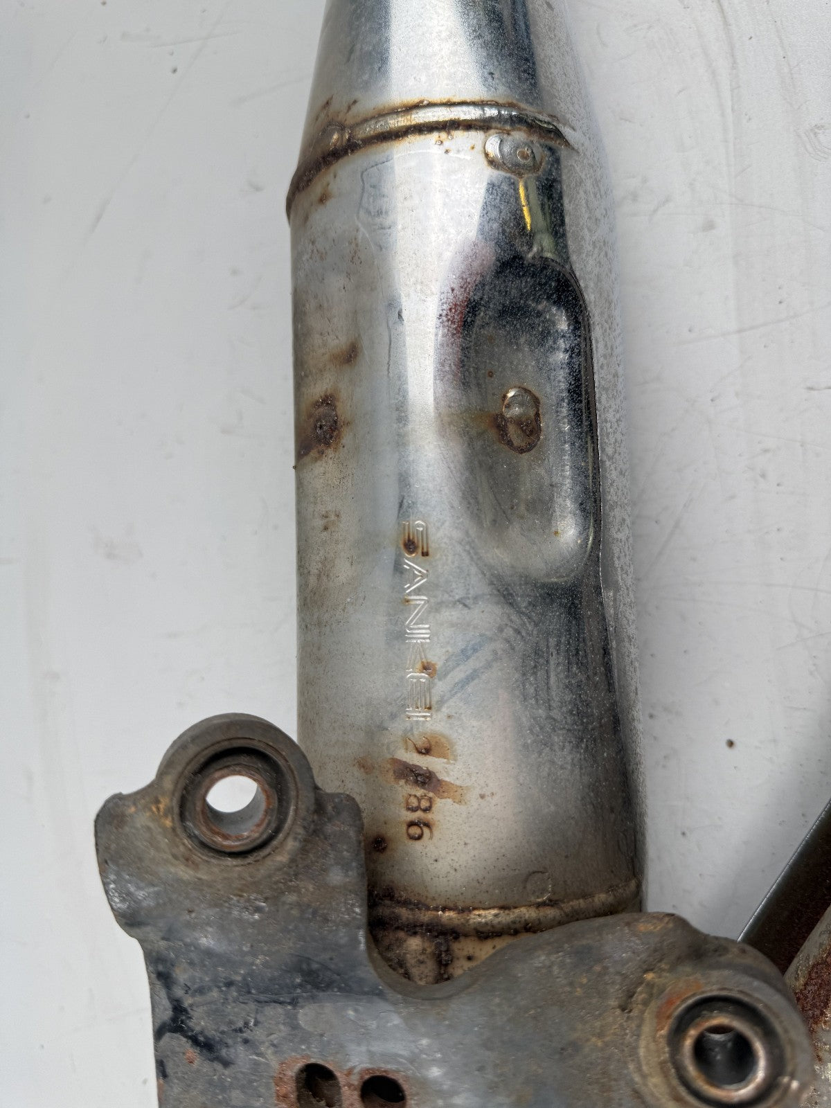 Honda VT600C Shadow Auspuffanlage Auspuff Exhaust Downpipe Schalldämpfer