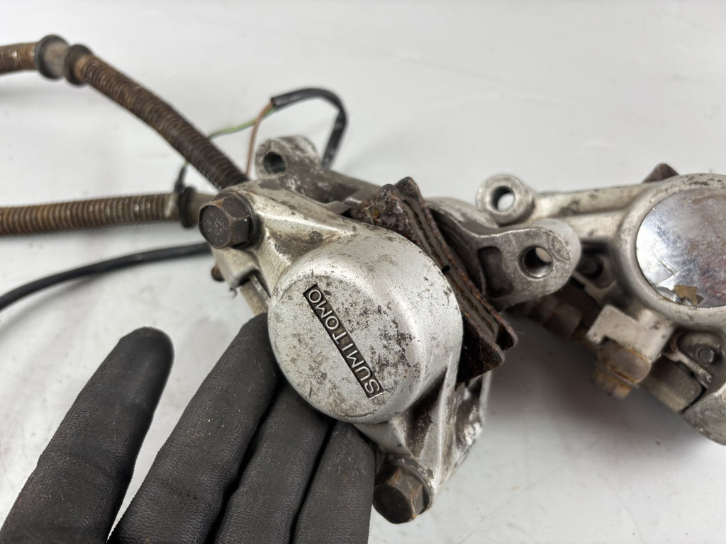 Yamaha XV700 Virago 56E Bremsanlage Bremse brake Sattel Pumpe Zange vorne front