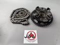 Kawasaki EX500A GPZ500S Kettensatz Kettenkit Chain Ritzel Kettenradträger