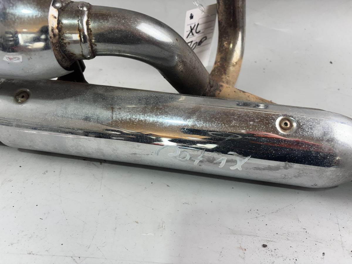 Yamaha XV700 Virago 56E Auspuffanlage Exhaust Endtopf Schalldämpfer
