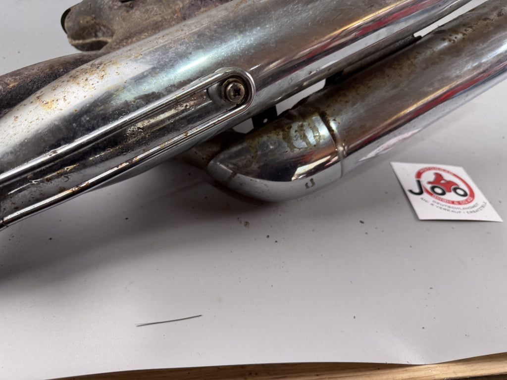 Yamaha XV1100 Virago 3LP Schalldämpfer Exhaust Auspuffanlage Endtopf Auspuff