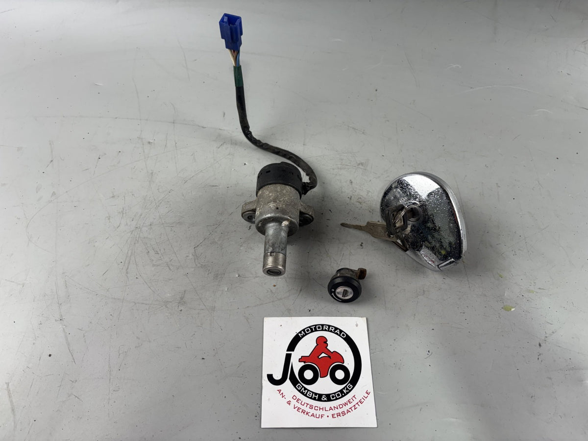Kawasaki EL250 252 Eliminator Schlosssatz Key lock Zündschloss Sitzbank Tank