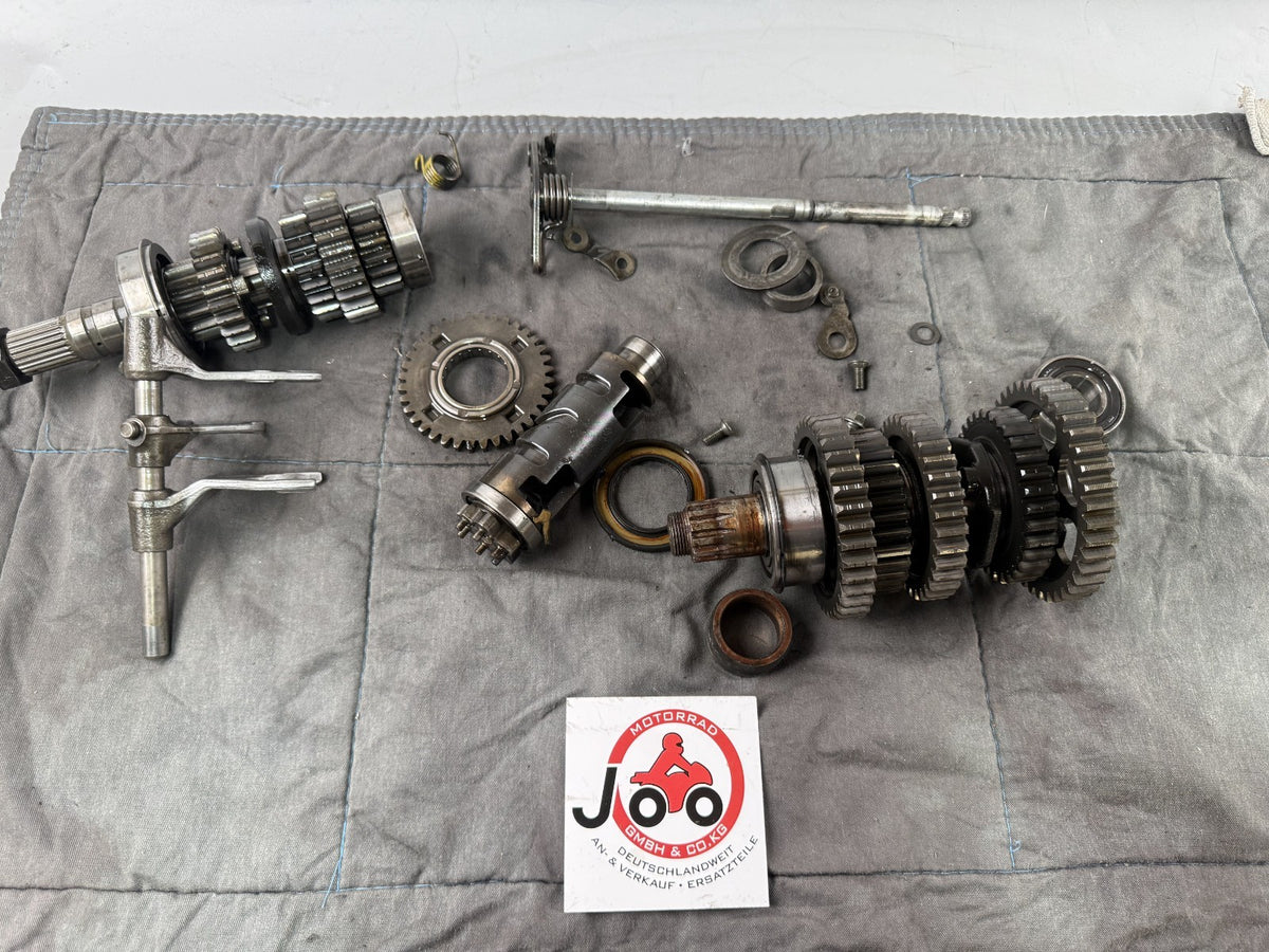 Yamaha XJR1200 4PU Getriebe Getriebewelle Zahnrad Schaltklaue Walze Motor Engine