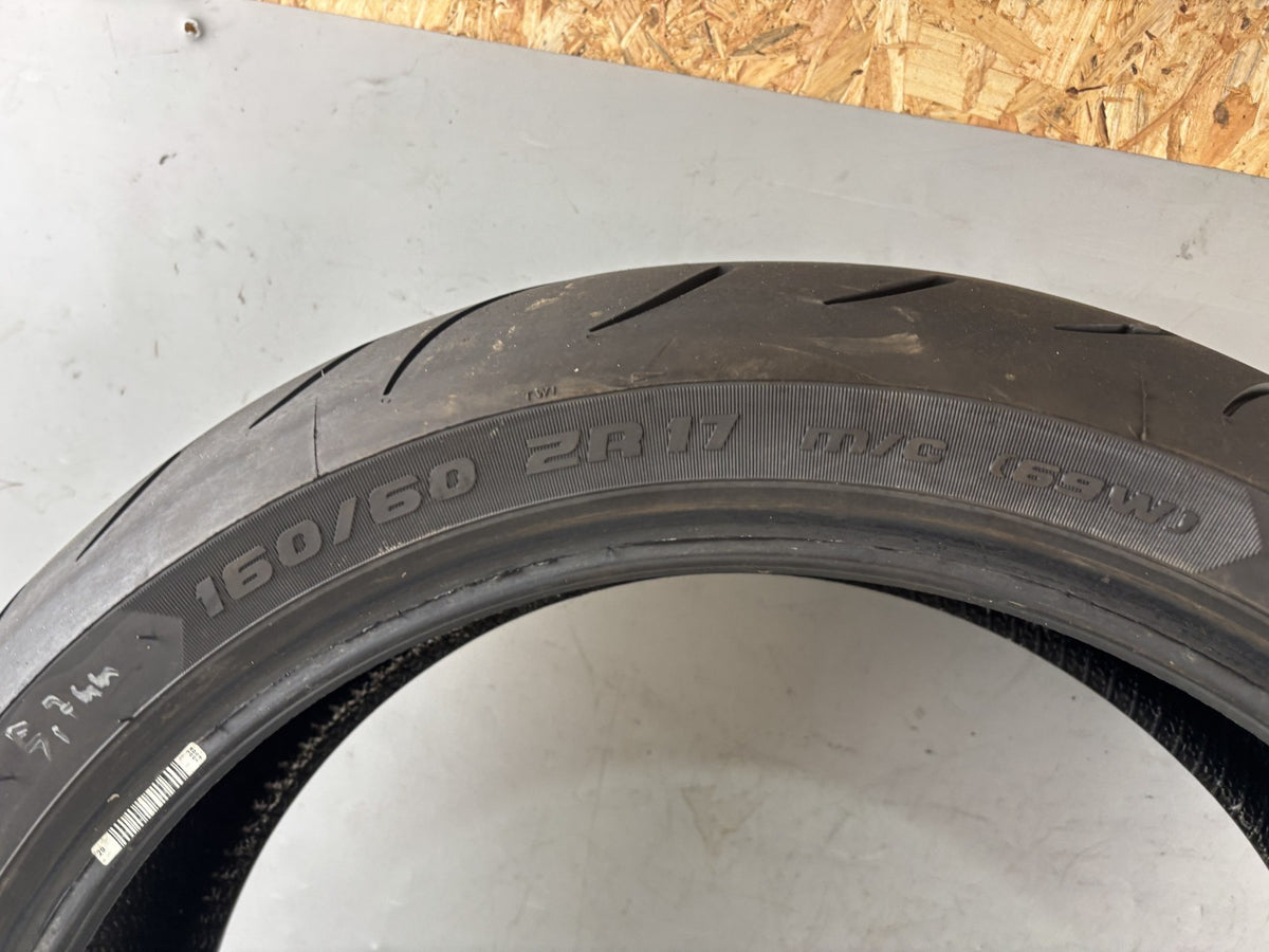 Motorrad Reifen Wheel 160/60 ZR17 Metzler Sportec DOT 44/2024 5,7mm