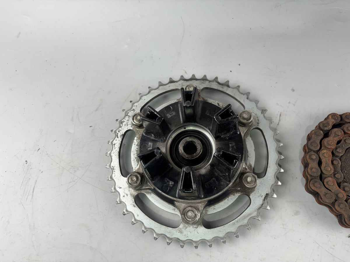 Honda SLR 650 Vigor FX 650 RD09 Kettenkit Kettensatz Chain Kettenradträger