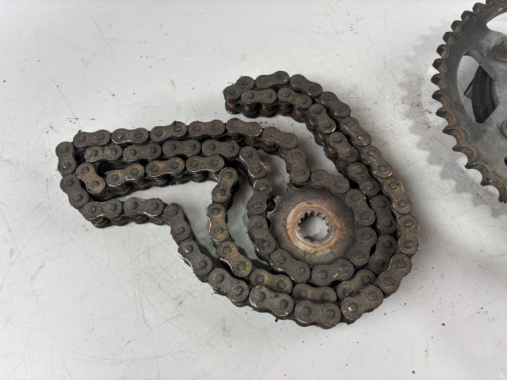 Yamaha FZS600 Fazer RJ02 Kettenkit Kettensatz Chain Antrieb Kettenrad