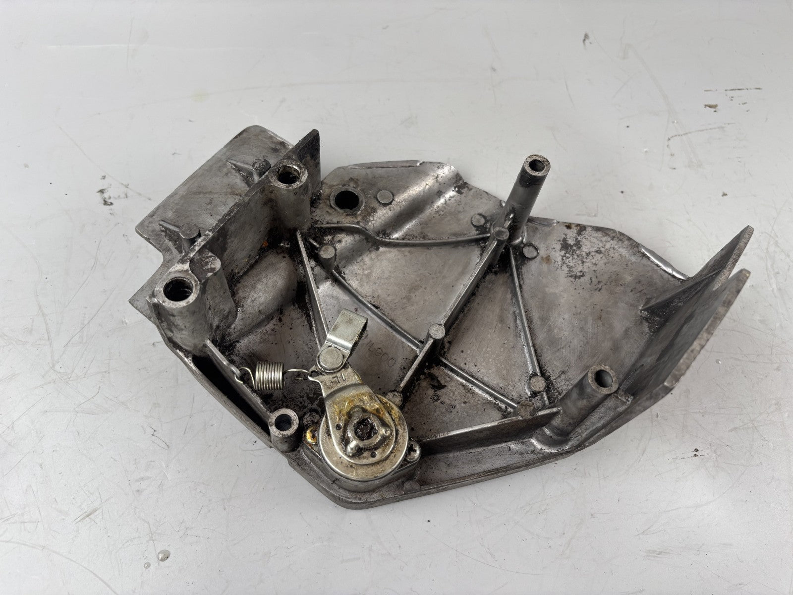 Yamaha XS400 2A2 Ritzelabdeckung Motor Engine links left