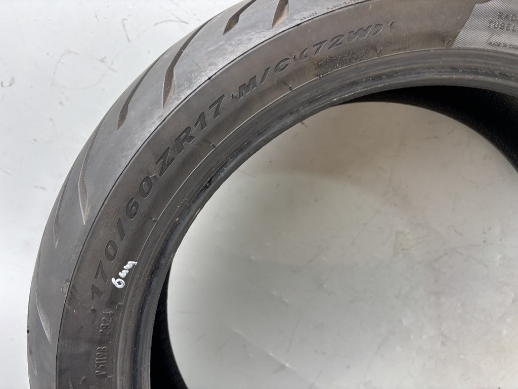 Motorrad Reifen Wheel 170/60 ZR17 Pirelli Gran Turismo DOT 29/2024 6mm