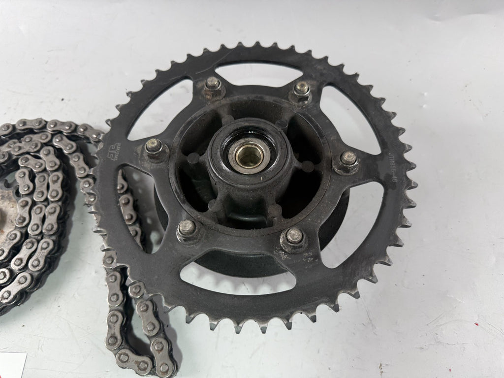 Yamaha XJ 600 Diversion 4BR 4LX Kettensatz Kettenkit Kettenrad Ritzel Chain