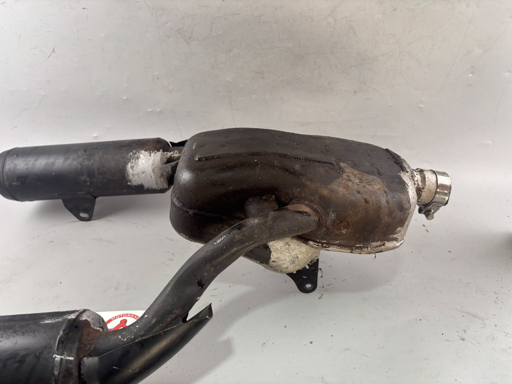 Yamaha TDM 850 3VD Auspuff Exhaust Schalldämpfer Endtopf Sammler Manifold