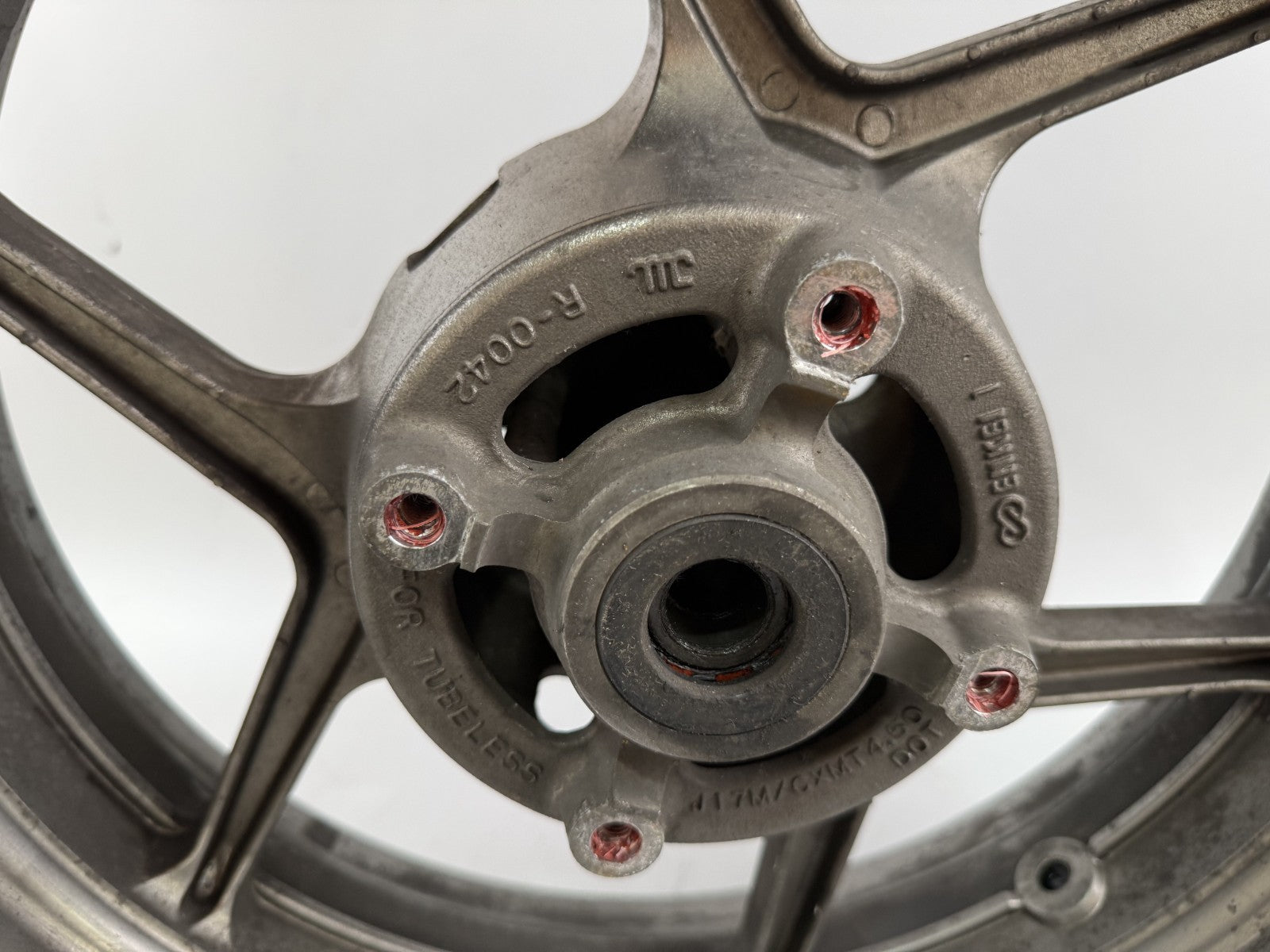 Kawasaki ER6F EX650A Hinterradfelge Rim back hinten Rad