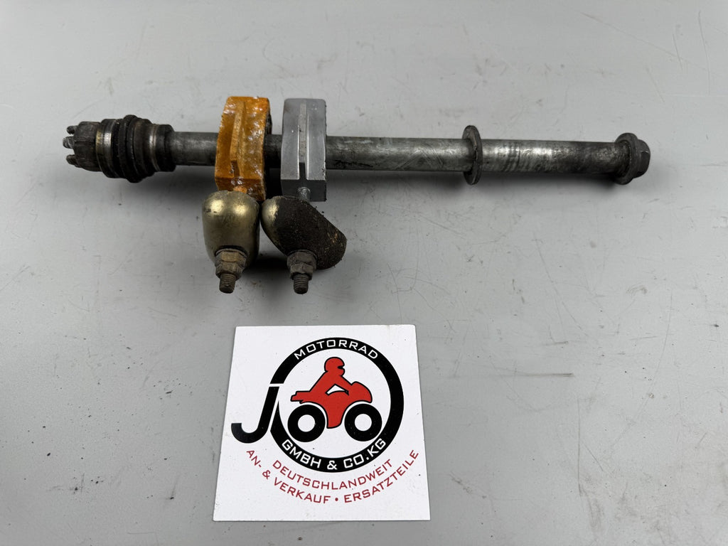 Kawasaki ER6F EX650A Hinterradachse Achse Kettenspanner Aufhängung