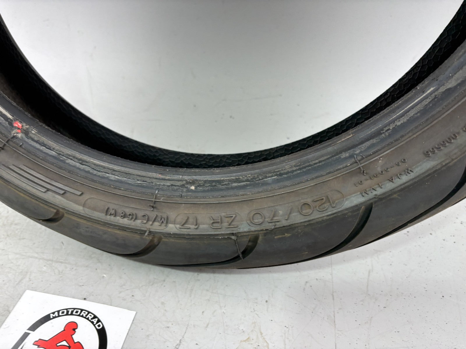 Motorrad Reifen Wheel 120/70 ZR17 Michelin Pilot 36/2025 DOT 4,3mm
