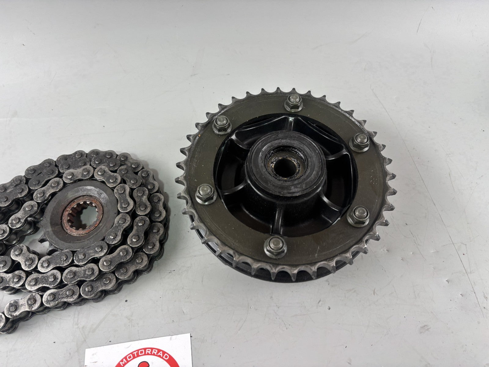 Yamaha XJR1200 4PU Kettensatz Kettenkit Chain Ritzel Antrieb Kettenradträger