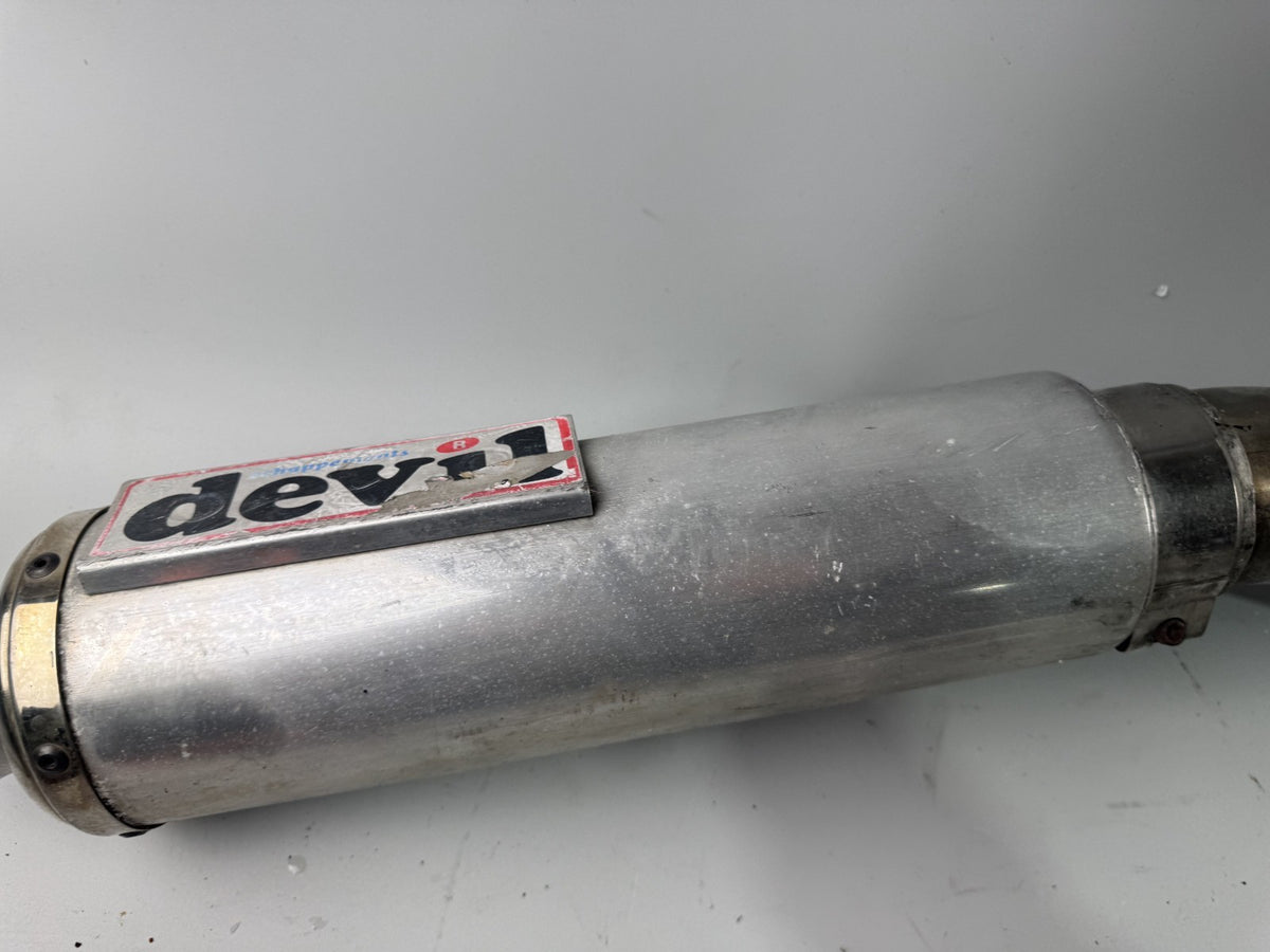 Suzuki GSX - R 1100 GV73C Exhaust Auspuff Endtopf Schalldämpfer DEVIL