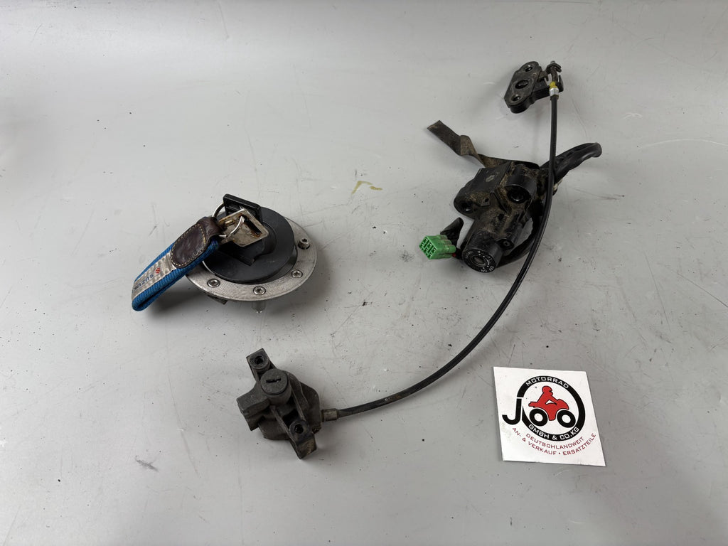 Suzuki GSX-R 1100 W GU75C Schlosssatz Key Lock Sitzbank Zündschloss Tankschloss