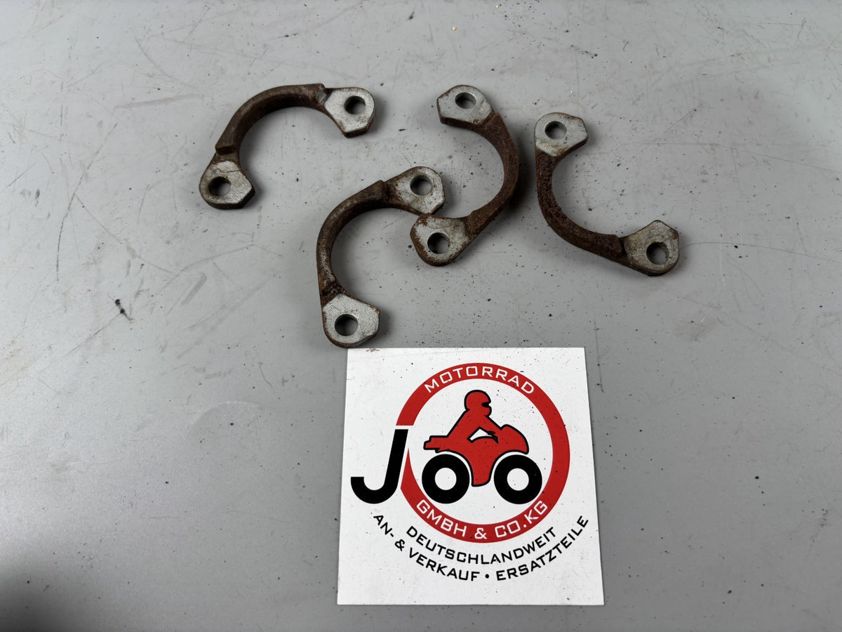 Kawasaki ER 5 EX500A Auspuffschellen Exhaust Holder Halterung