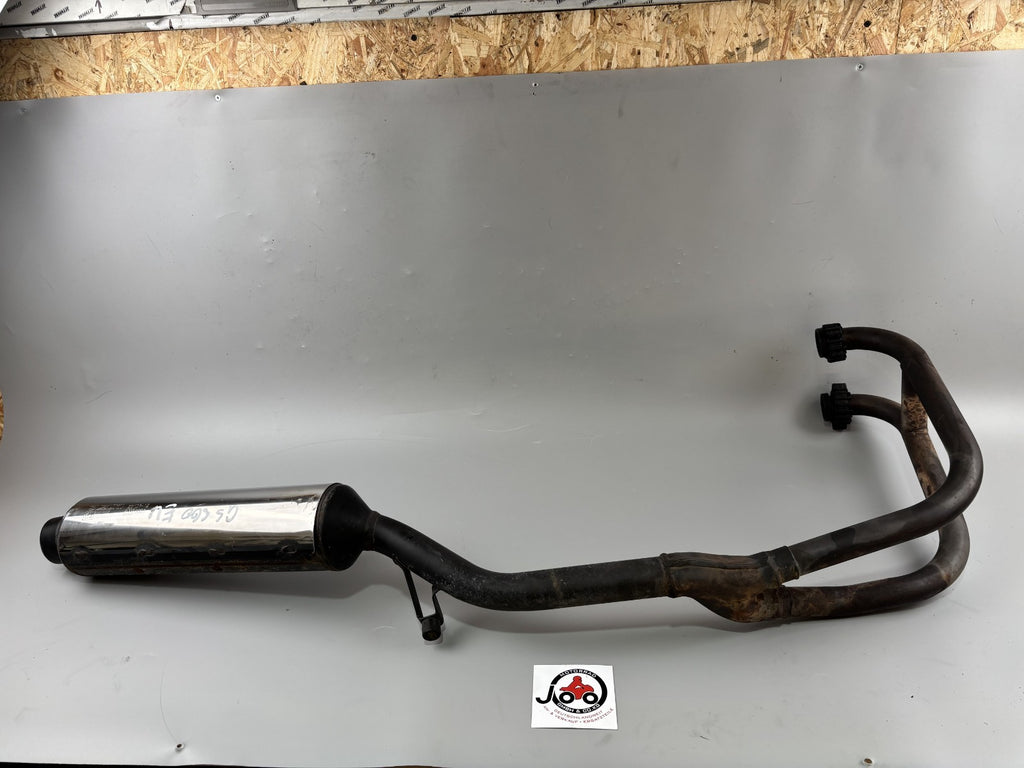 Suzuki GS 500 EU GM51B Auspuffanlage Exhaust Krümmer Downpipe Endtopf Auspuff
