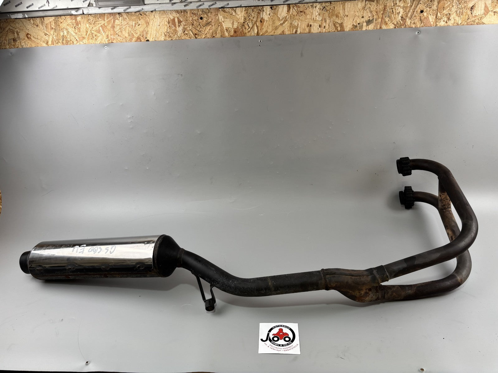 Suzuki GS 500 EU GM51B Auspuffanlage Exhaust Krümmer Downpipe Endtopf Auspuff