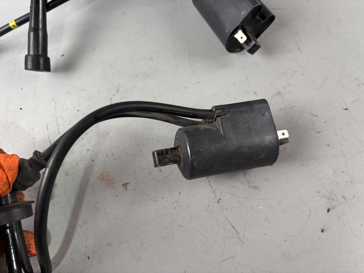 Suzuki GSX 750 AE Inazuma Zündspulen zündstecker Ignition Zündkabel Motor