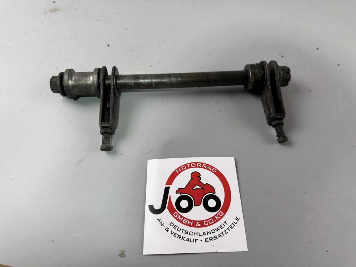 Yamaha XS 400 12E Achse Steckachse Hinterradachse Kettenspanner