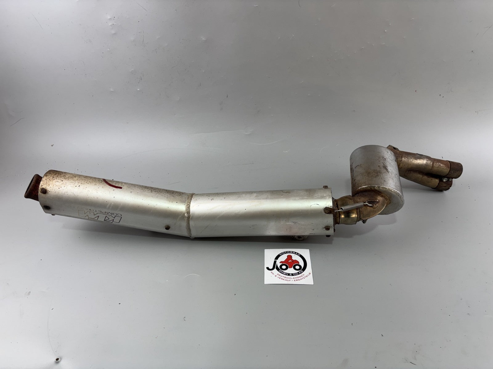 KTM LC4 620 SC Supercompetition Enduro Auspuff Sammler Exhaust Schalldämpfer