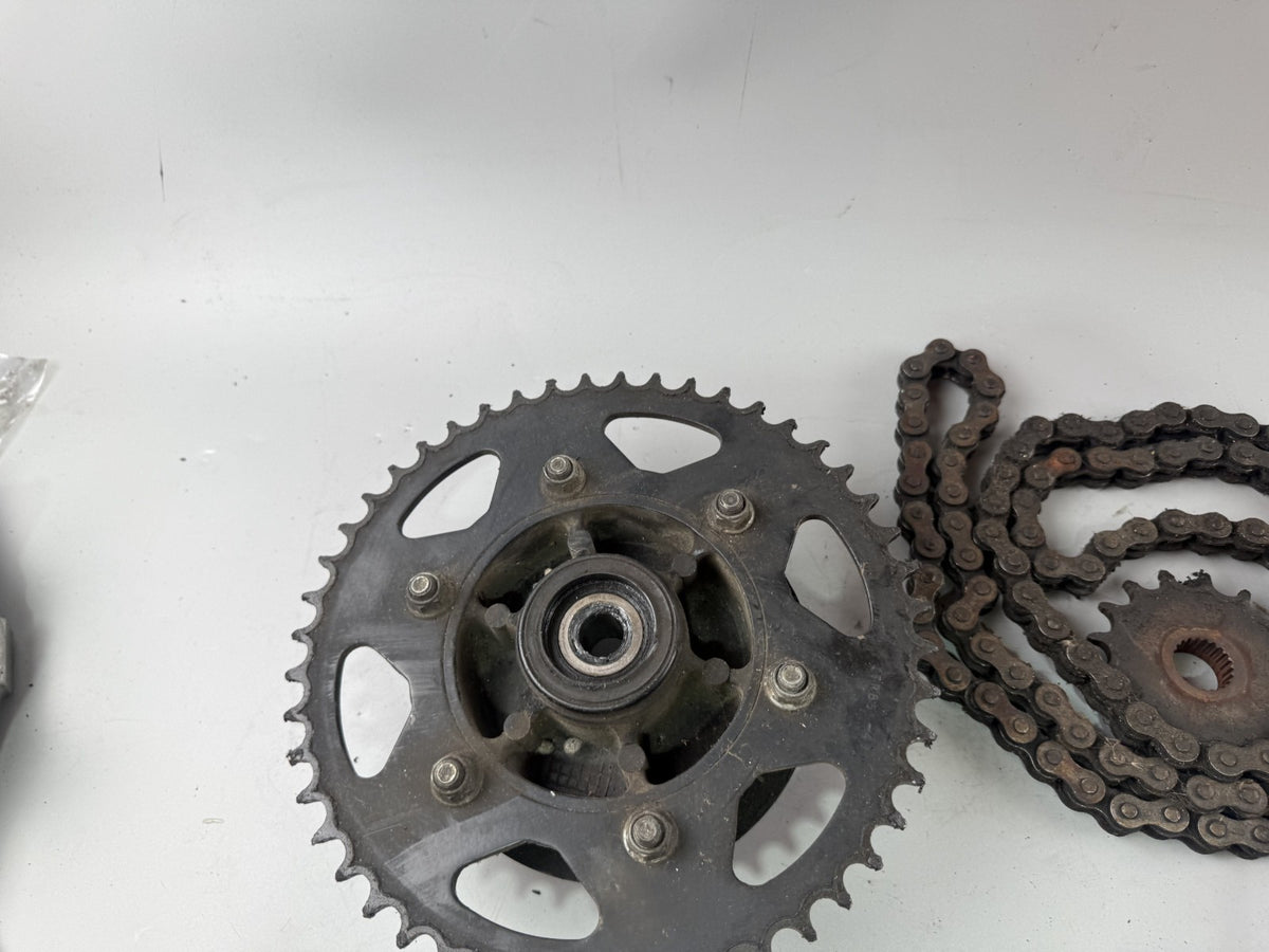 Yamaha XJ 600 Diversion 4BR 4LX Kettensatz Kettenkit Kettenrad Ritzel Chain