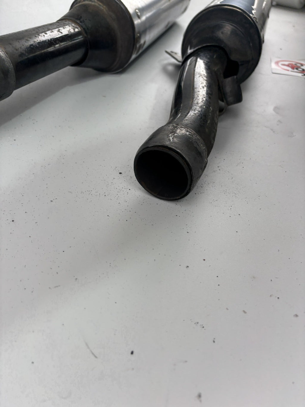 Kawasaki ZZR600D ZX600D Auspuff Exhaust Schalldämpfer Endtopf rechts links