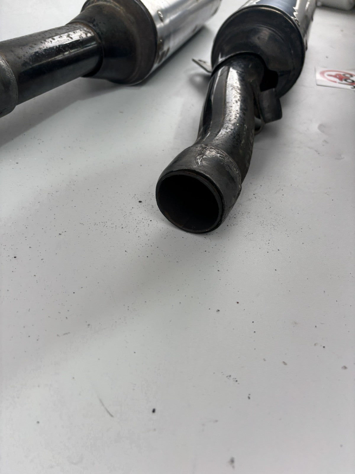 Kawasaki ZZR600D ZX600D Auspuff Exhaust Schalldämpfer Endtopf rechts links