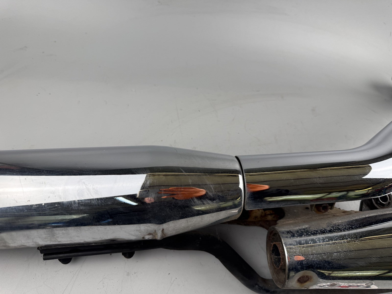 Honda VT600C Shadow Auspuffanlage Auspuff Exhaust Downpipe Schalldämpfer