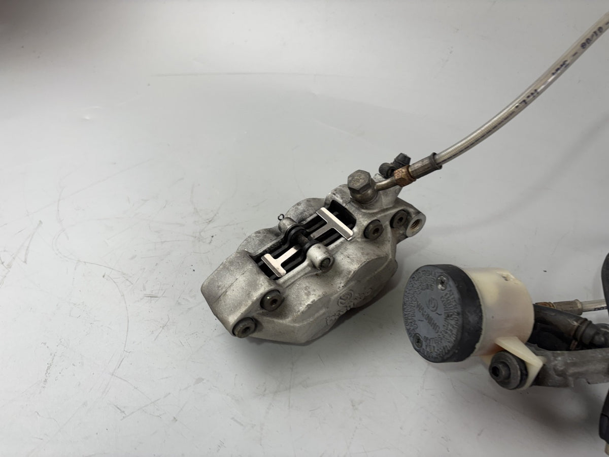 Yamaha SZR 660 Belgarda 4SU Bremse Bremsanlage vorne front Sattel Pumpe Leitung