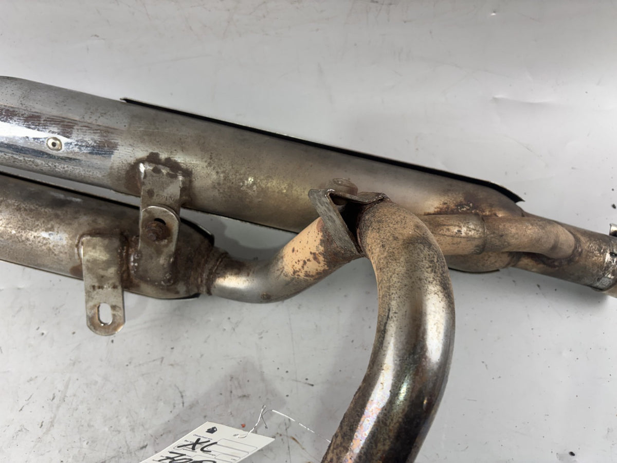 Yamaha XV700 Virago 56E Auspuffanlage Exhaust Endtopf Schalldämpfer