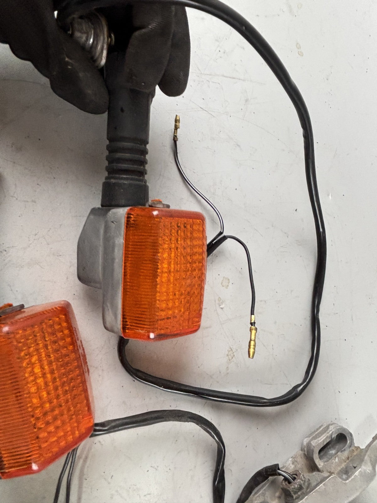 Honda CBX 650 E RC13 Blinkerset Blinkerpaar Signal Turn vorne hinten Halter