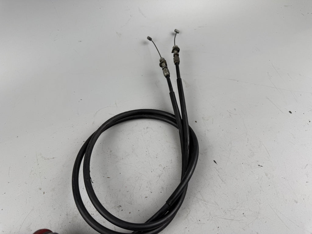 Honda XL350 R ND03 Lenkerschalter rechts Gaszüge Führung Handlebar