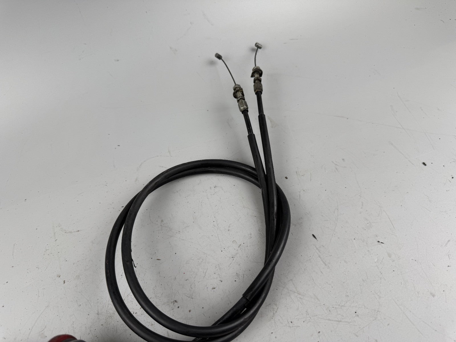 Honda XL350 R ND03 Lenkerschalter rechts Gaszüge Führung Handlebar