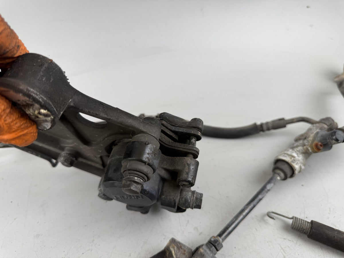 Honda CB750 Sevenfifty RC42 Bremsanlage Brake Bremse hinten back Sattel Pumpe