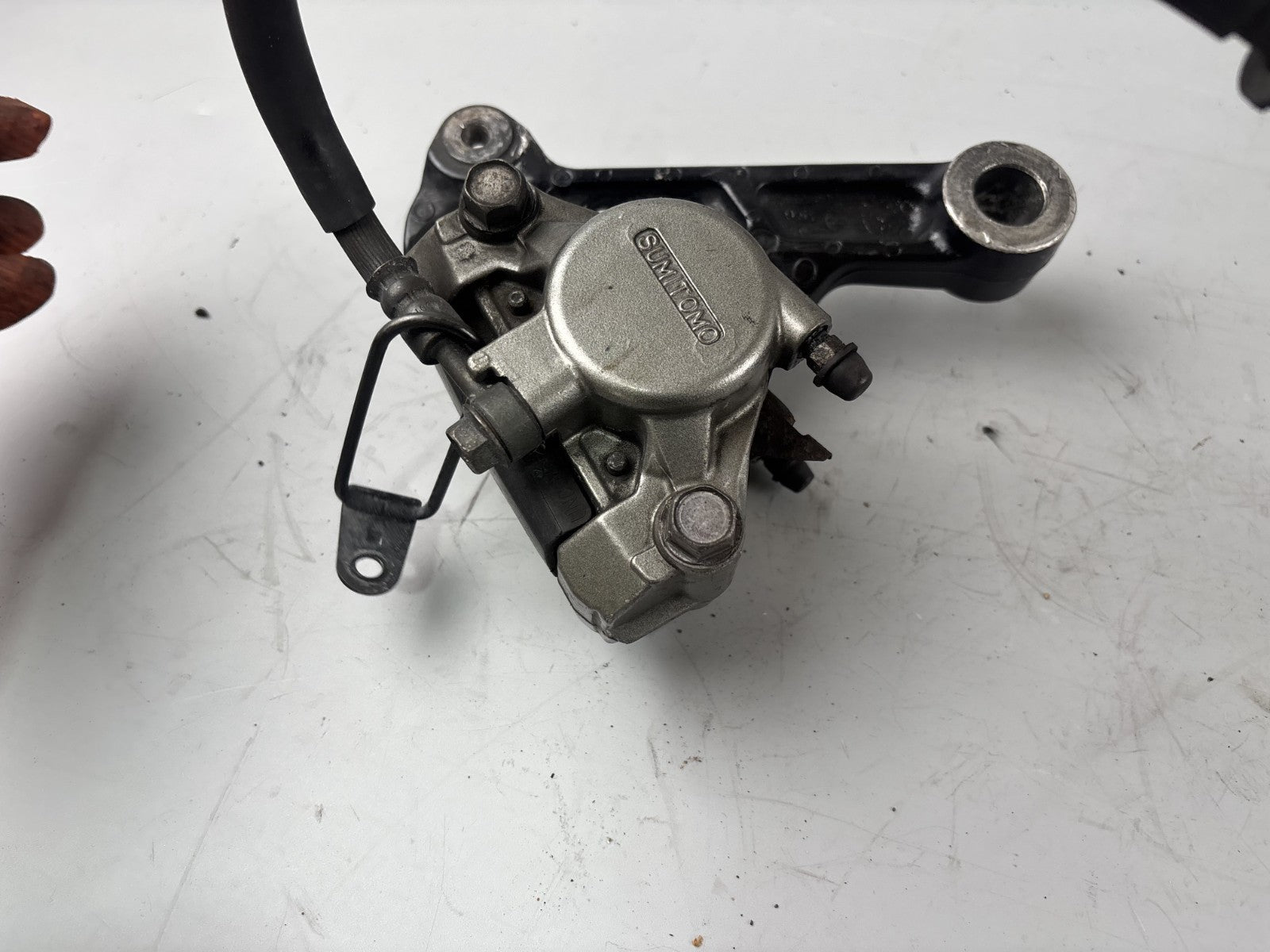 Yamaha XJR1200 4PU Bremsanlage Bremse hinten back Brake Sattel Pumpe