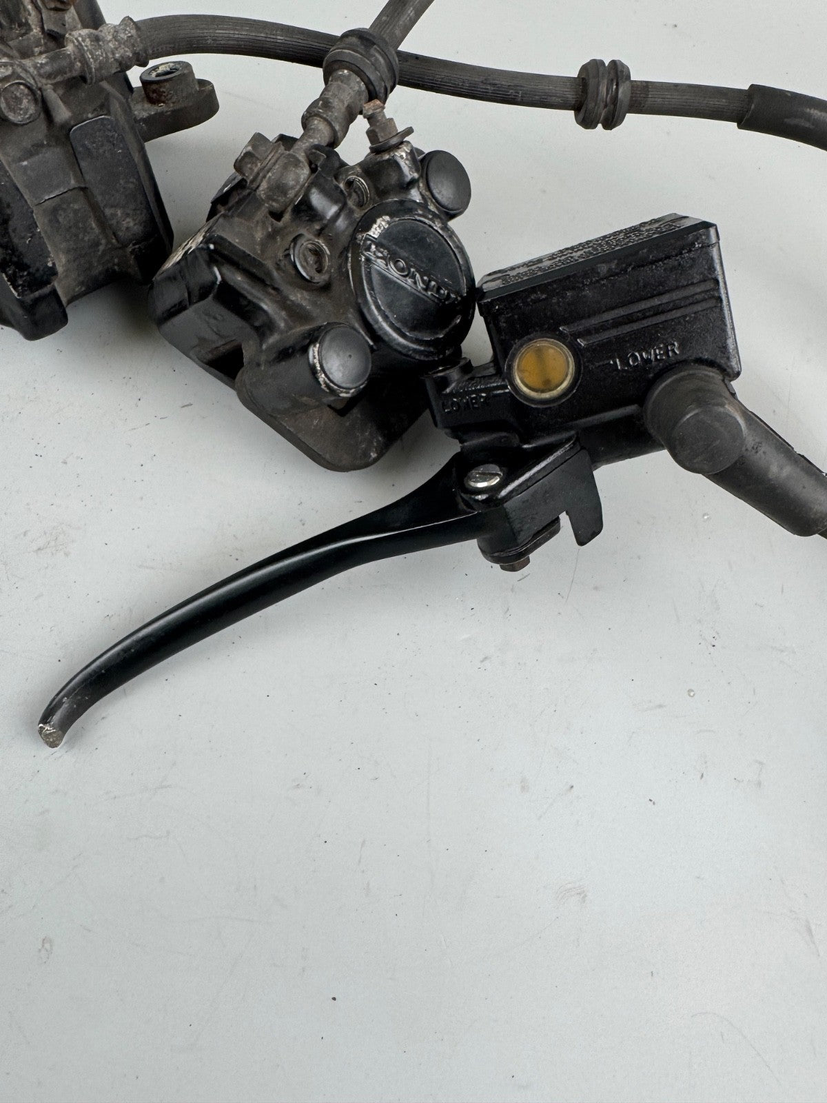 Honda CB 450 N PC14 Bremsanlage Vorne Bremse Bremspumpe Bremssattel Bremszange