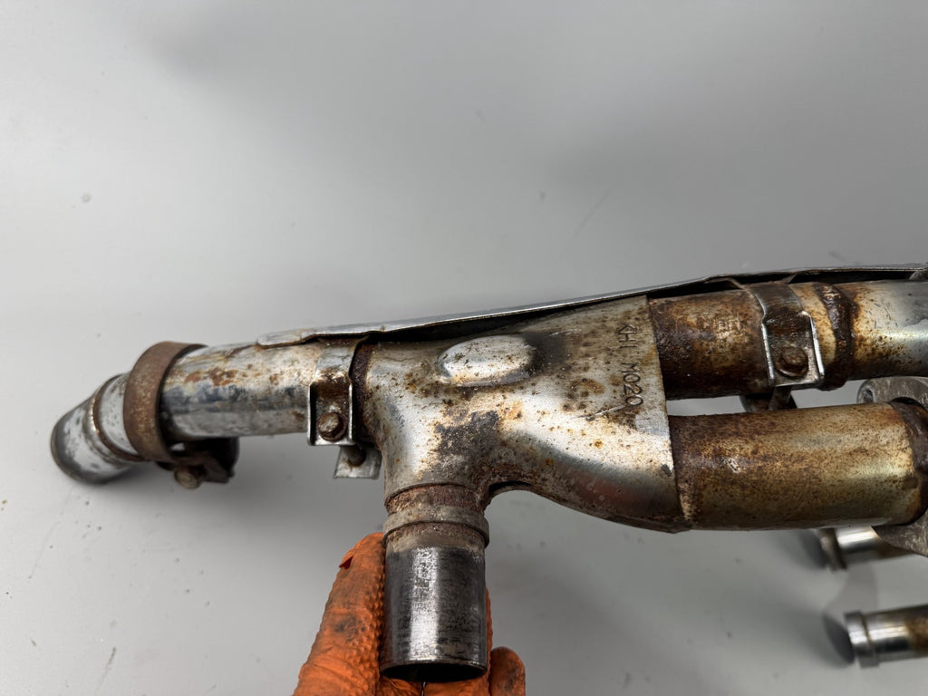 Kawasaki ZL600 Eliminator Krümmer Exhaust rechts right Downpipe Manifold