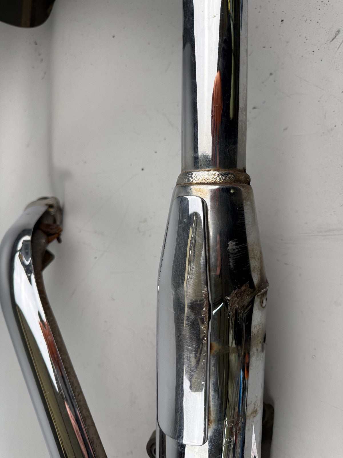 Honda VT600C Shadow Auspuffanlage Auspuff Exhaust Downpipe Schalldämpfer