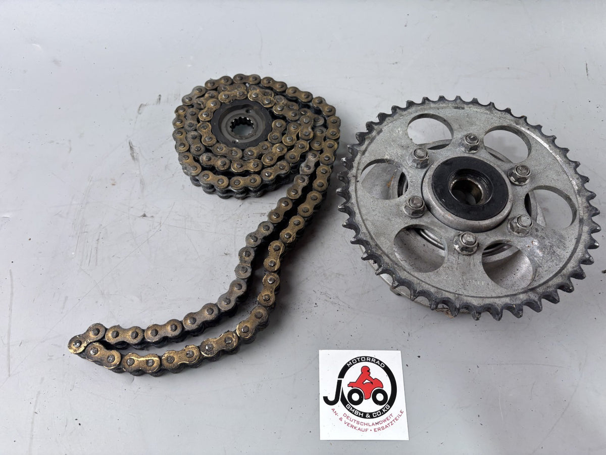 Suzuki GSX 750 AE Inazuma Kettensatz Chain Ritzel Kettenrad Antrieb