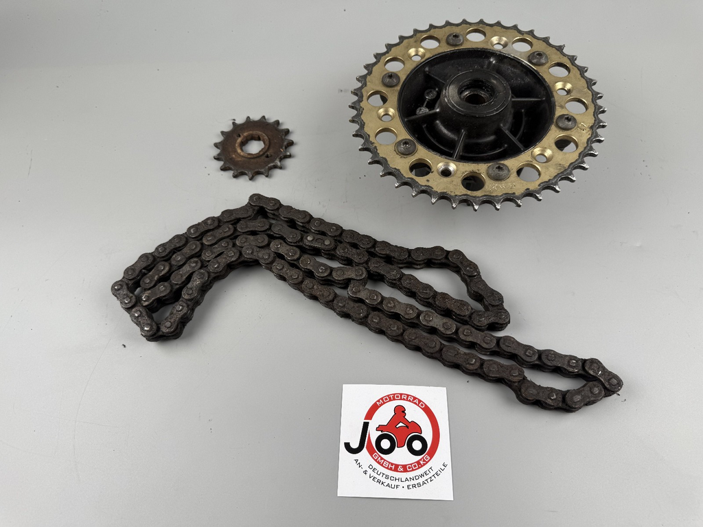 Honda XL600R PD03 Kettensatz Kette Chain Ritzel Kettenrad
