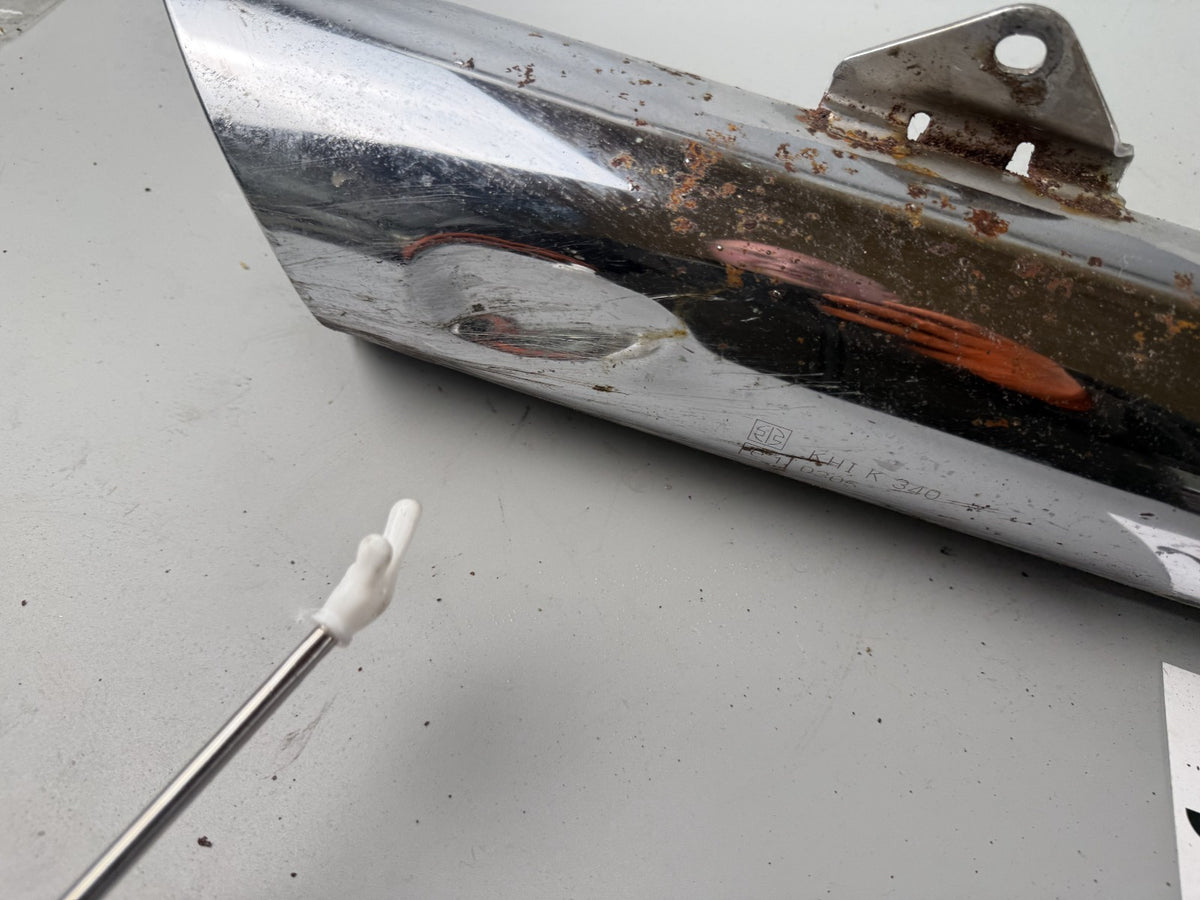 Kawasaki ZL600 Eliminator Auspuff Exhaust rechts right Schalldämpfer Endtopf